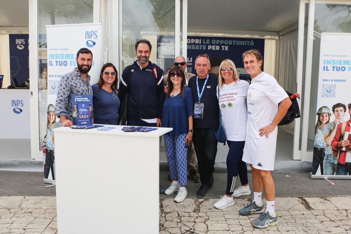 INPS_it's tweet image. Tennis &amp;amp; Friends: Inps in campo per il benessere
🎾 L’Istituto ha partecipato a “Tennis and Friends”, iniziativa dedicata alla promozione di uno stile di vita sano e alla sensibilizzazione sull’importanza della prevenzione
I dettagli 🔗 inps.it/content/dam/in…
Inps Comunica
