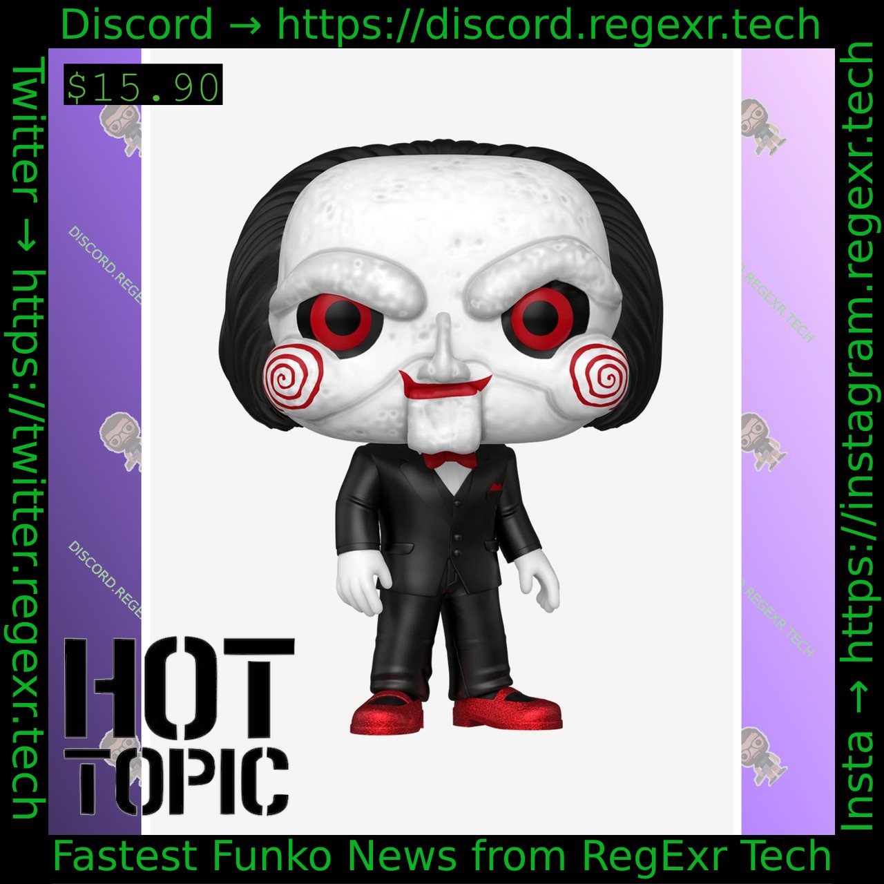 FUNKO POP 映画 SAW ビリー 希少 FUNKO POP ファンコ 映画 SAW ビリー