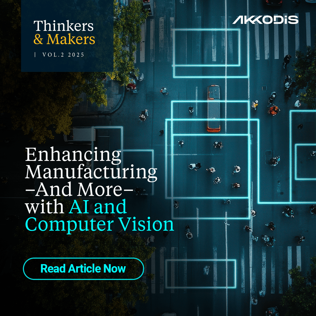 RolfKramer1's tweet photo. What happens when cutting-edge AI meets world-class engineering? 🚀

Akkodis is teaming up with a major commercial vehicle manufacturer to explore AI-assisted computer vision and unlock new ways to improve operations.

Read the full story in the new edition of Thinkers &amp; Makers… https://t.co/bXHNi5UuI0