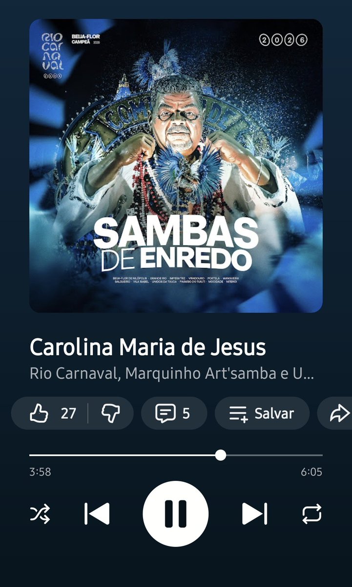 Já vai pra minha playlist Tijucana entre O Dono da Terra e Chega My Brother