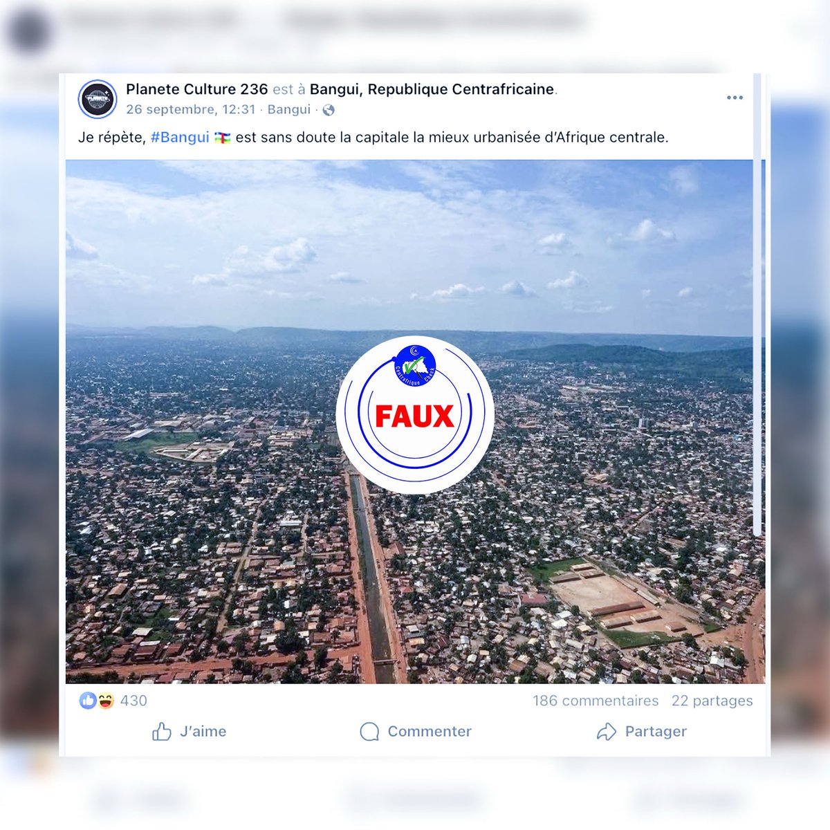 🔷Bangui n’est pas la capitale la mieux urbanisée d’Afrique centrale

➡️Lire l’article complet ici⤵️

centrafriquecheck.org/bangui-nest-pa…