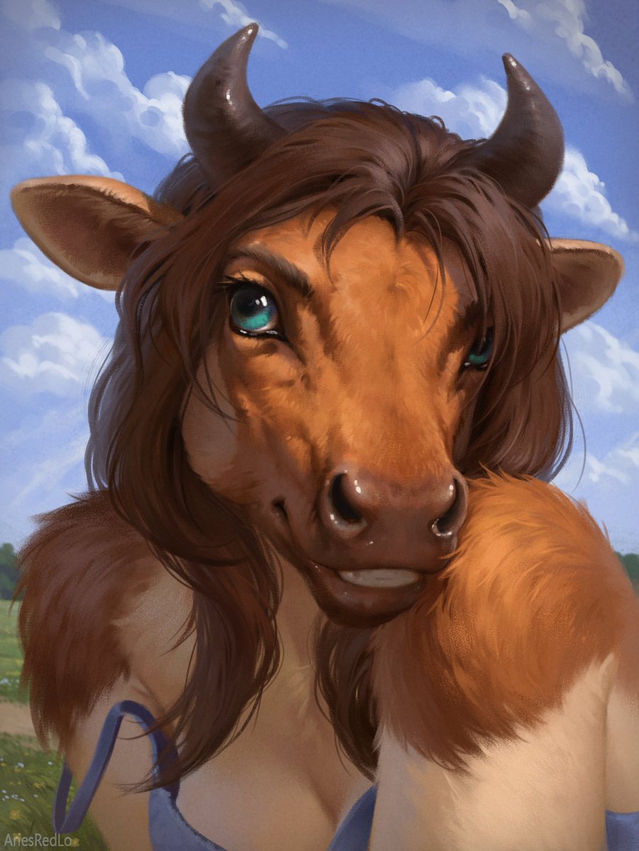 Deith_Cared's tweet photo. Cutie cow for @LesbianReptile! https://t.co/Mbb4njBFMS