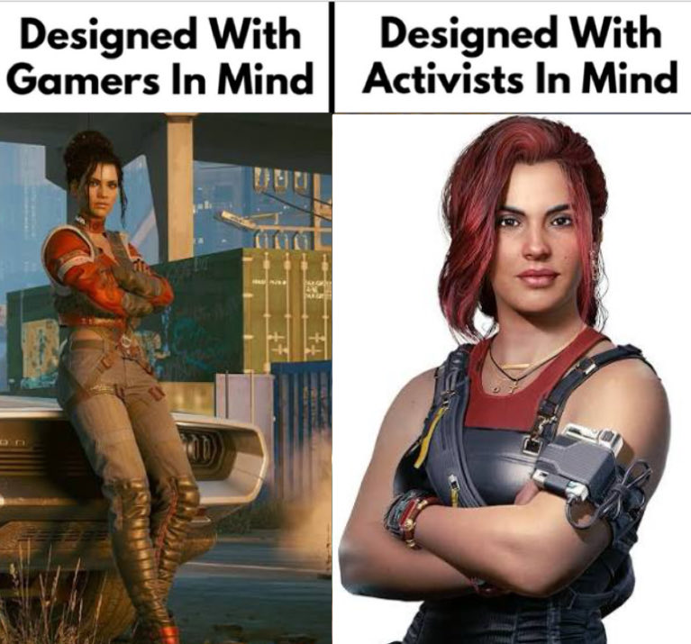 CorpoScum's tweet photo. Alright my turn! #Cyberpunk2077 #Pamam #Claire https://t.co/Wnj6Wu726x