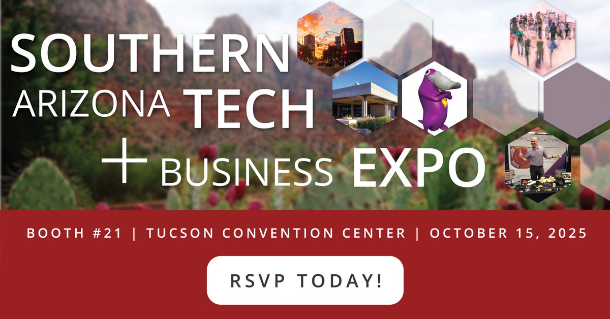 PrintPrototypes's tweet image. Come see this Wednesday, October 15th at the Southern Arizona Tech + Business Expo in booth #21! 

Use promo code COMESEEUS to get $10 off your registration! bit.ly/4q9GXDH