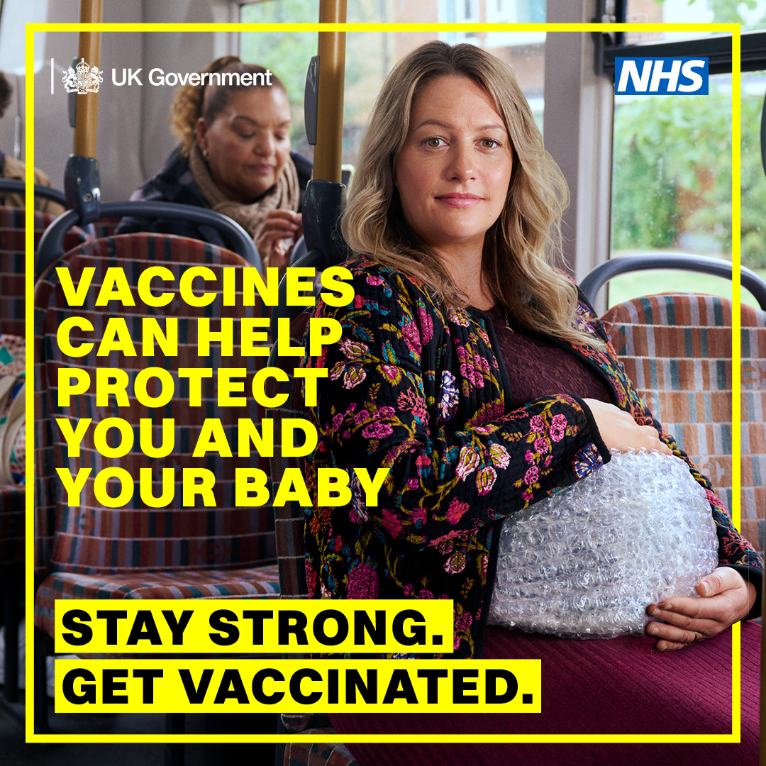 Anyone #pregnant is eligible for #Flu #RSV + #WhoopingCough aka #Pertussis #vaccines

Speak to your #WestMidlands midwife, GP practice or pharmacist about #vaccinations 👩‍⚕️💬

Get more info online:  bit.ly/MaternalVaccin…