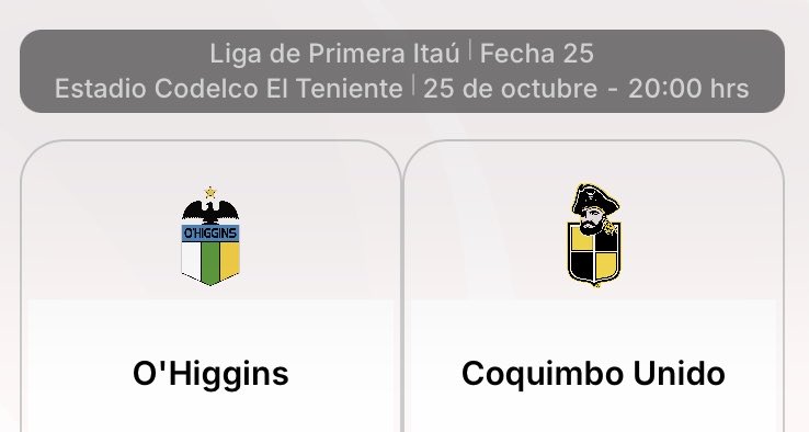 Para la fecha 25 de la Liga de Primera, cuando #OHiggins reciba a #CoquimboUnido, el club ha solicitado a las autoridades regionales un aforo de 12 mil espectadores, incluyendo hinchas visitantes.