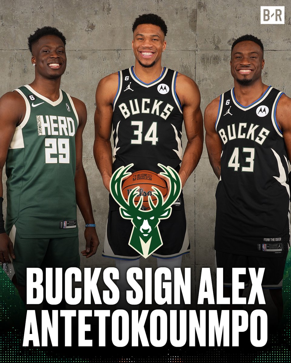 NBA - Jordi de Mas (@demas6basket) on Twitter photo BOOM🔥🔥Milwaukee Bucks ficha a Alex Antetokounmpo con un contrato two-way
Por PRIMERA vez en la HISTORIA NBA un equipo tiene a 3 hermanos
(via <a href="/ShamsCharania/">Shams Charania</a>, 🎨<a href="/BleacherReport/">Bleacher Report</a> ) BOOM🔥🔥Milwaukee Bucks ficha a Alex Antetokounmpo con un contrato two-way
Por PRIMERA vez en la HISTORIA NBA un equipo tiene a 3 hermanos
(via <a href="/ShamsCharania/">Shams Charania</a>, 🎨<a href="/BleacherReport/">Bleacher Report</a> )