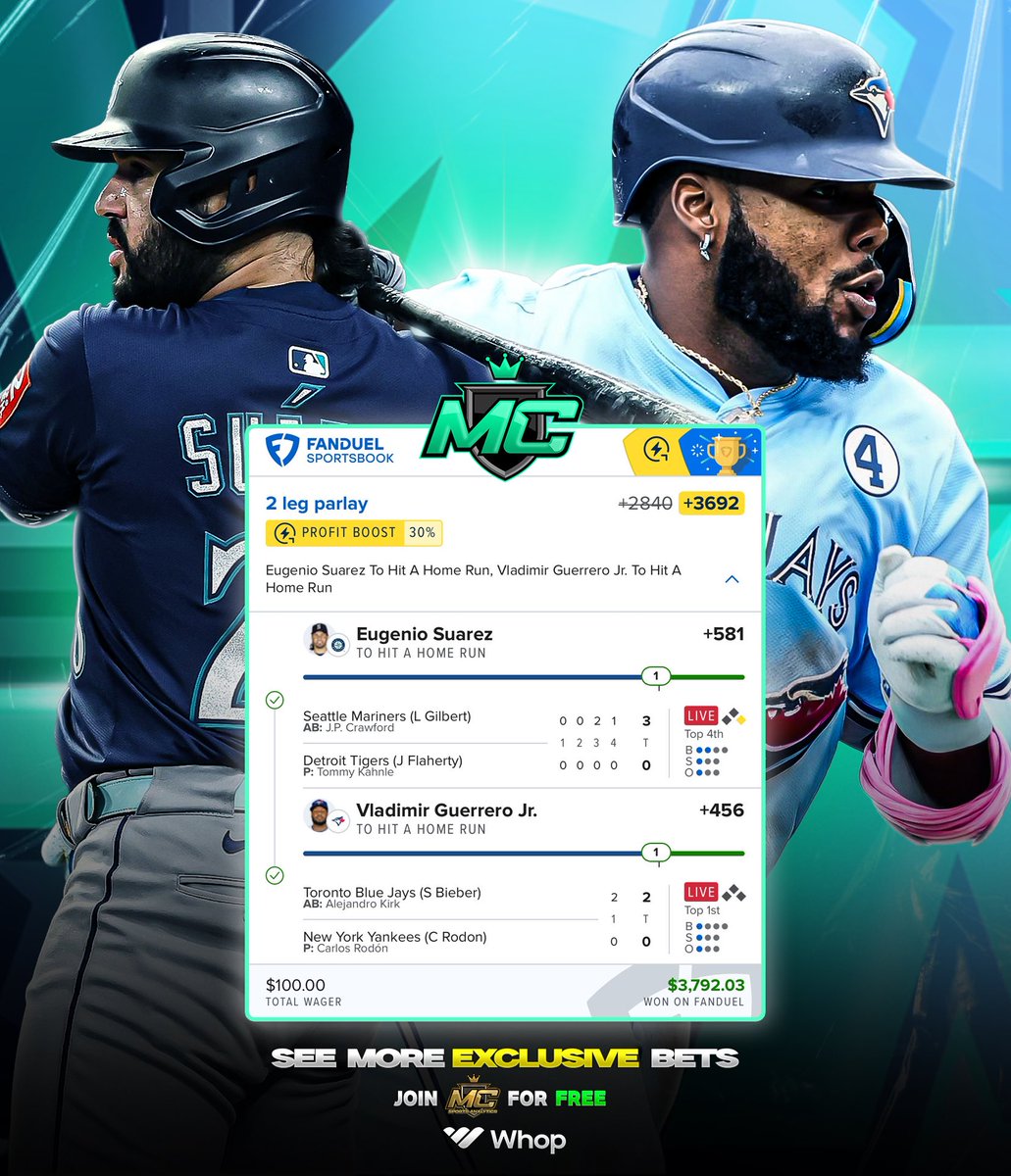 MCbets__'s tweet image. 🚨 LAST CHANCE FOR FREE WEEK 🚨
🕰️ DEAL ENDS AT KICKOFF
Join us NOW ahead of the NBA Starting up
Ends Tonight —> whop.com/checkout/plan_…