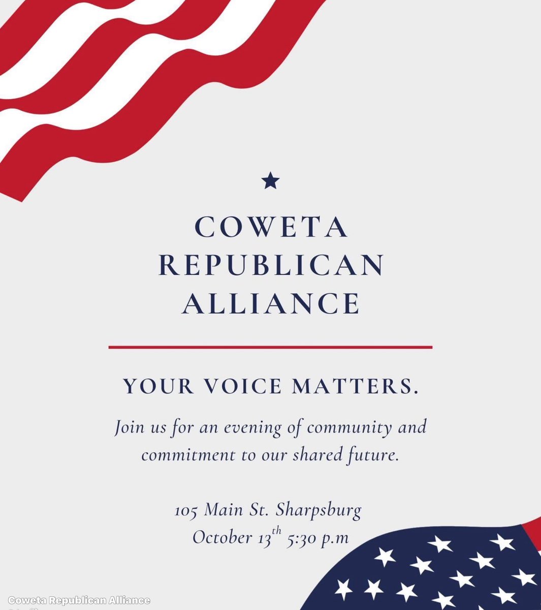 Please come tonight! We will be done by 6:30! We have some elected officials that will be there so come meet them! It’s going to be fun!