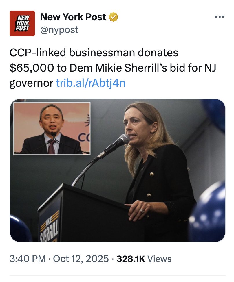 KyleMartinsen_'s tweet image. Both Abigail Spanberger and Mikie Sherill have received tens of thousands of dollars from a CCP-linked businessman (who also happens to be a member of the Chinese Communist Party)