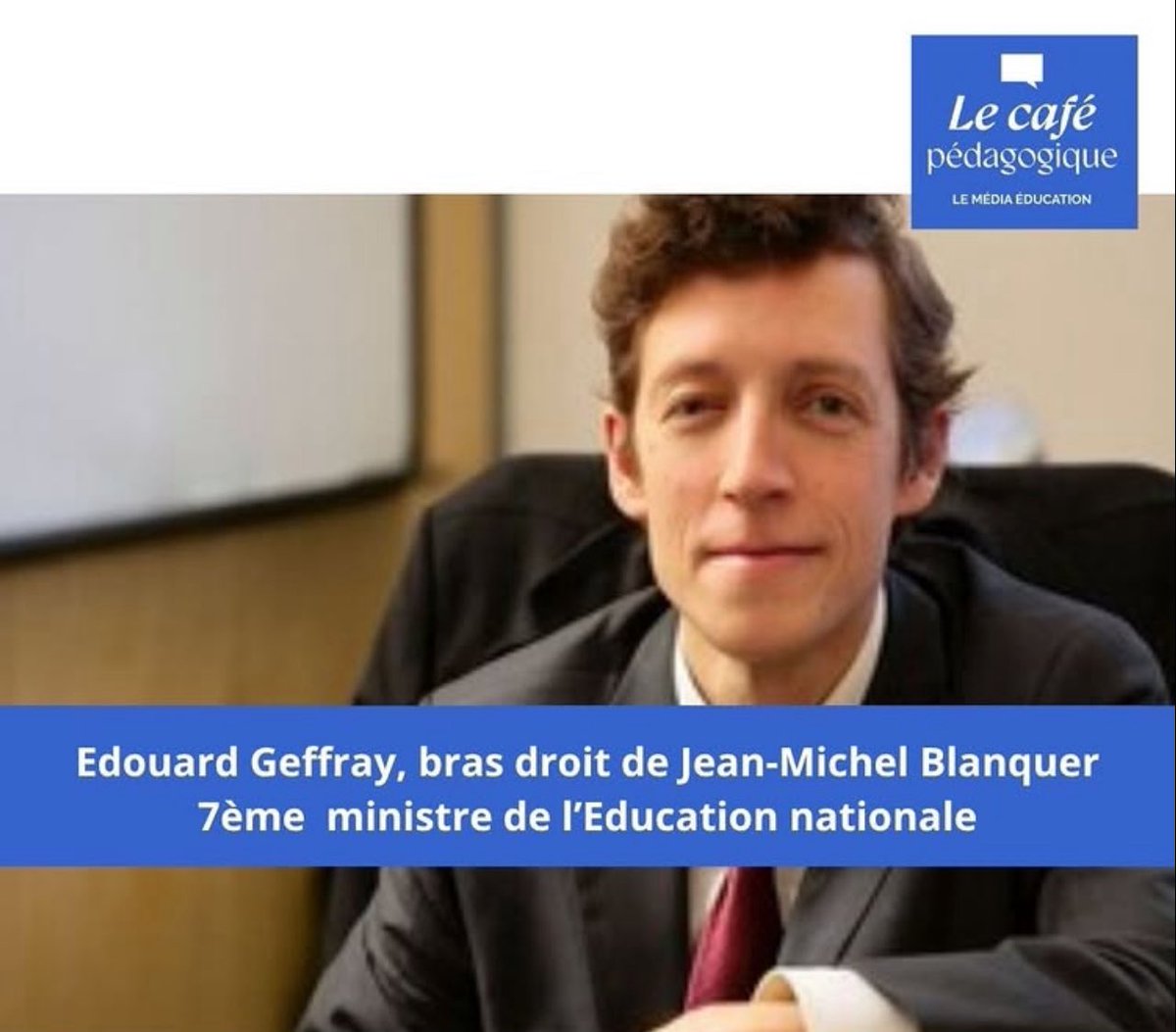 Le bras droit de Jean-Michel Blanquer devient ministre de l’Education nationale : pour que faire ? Alors même que l’Education nationale passe de la 1ère à la 9ème place dans l’ordre protocolaire et que la police et l’armée sont désormais en 1ère position cafepedagogique.net/2025/10/13/edo…