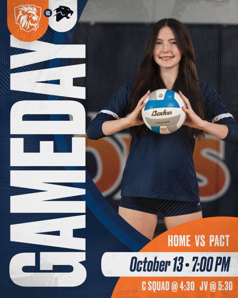 LCA_VB's tweet image. GAMEDAY!! Lions are home tonight vs PACT @ 7:00pm! Wear black🖤🏐

⏱️: 4:30┃5:30┃7:00
📍: The DEN

Theme: BLACK OUT ⬛️

#lcaroars