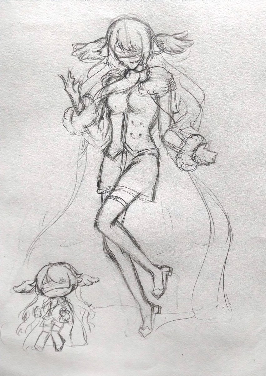 moonxroll's tweet image. Some artwork I'm currently working on! 
(⁠人⁠*⁠´⁠∀⁠｀⁠)⁠｡⁠*ﾟ⁠+
#WIP #commissionsopen #art #artmoots #commissionart