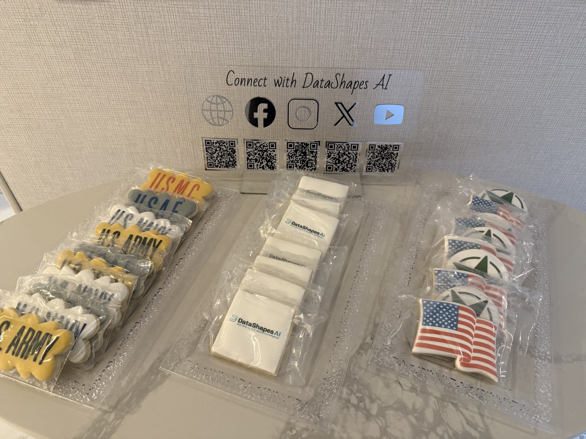 DataShapes_AI's tweet image. 𝐊𝐢𝐜𝐤𝐢𝐧𝐠 𝐨𝐟𝐟 𝐀𝐔𝐒𝐀 𝟐𝟎𝟐𝟓 𝐰𝐢𝐭𝐡 @DataShapes_AI !
Day one at @AUSAorg AUSA2025 is off to a strong start! It’s great to see so many familiar faces and meet new ones who are just as passionate about innovation, defense technology, and AI’s growing role in mission…