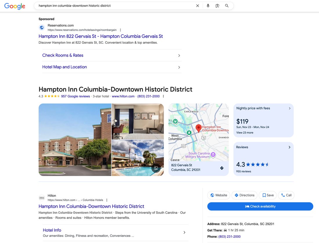 ratchford_chris's tweet image. How could I&apos;ve been so careless... Reserving hotel room and clicked on the ad, not actual Hampton Inn website. 

Hoping I can do a chargeback.