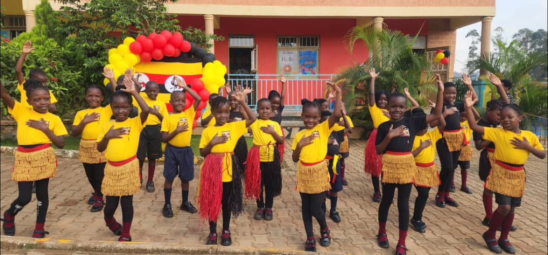 Springvillejr's tweet image. &quot;Through music and dance, Springville Junior School pupils express their love for their homeland in My Uganda — a self-composed song that celebrates peace, culture, and the hope of a bright future. 🌍🎶📚&quot;