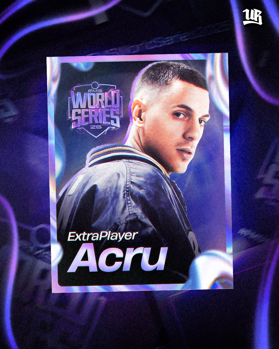 ACRU llega como Extra Player a dos fechas de la FMS World Series 🌎

El representante argentino está listo para dejar su huella otra vez 🔥 ¿Dónde quieres verlo competir? 📍 ¿Contra qué 4 MC's debe medirse?
