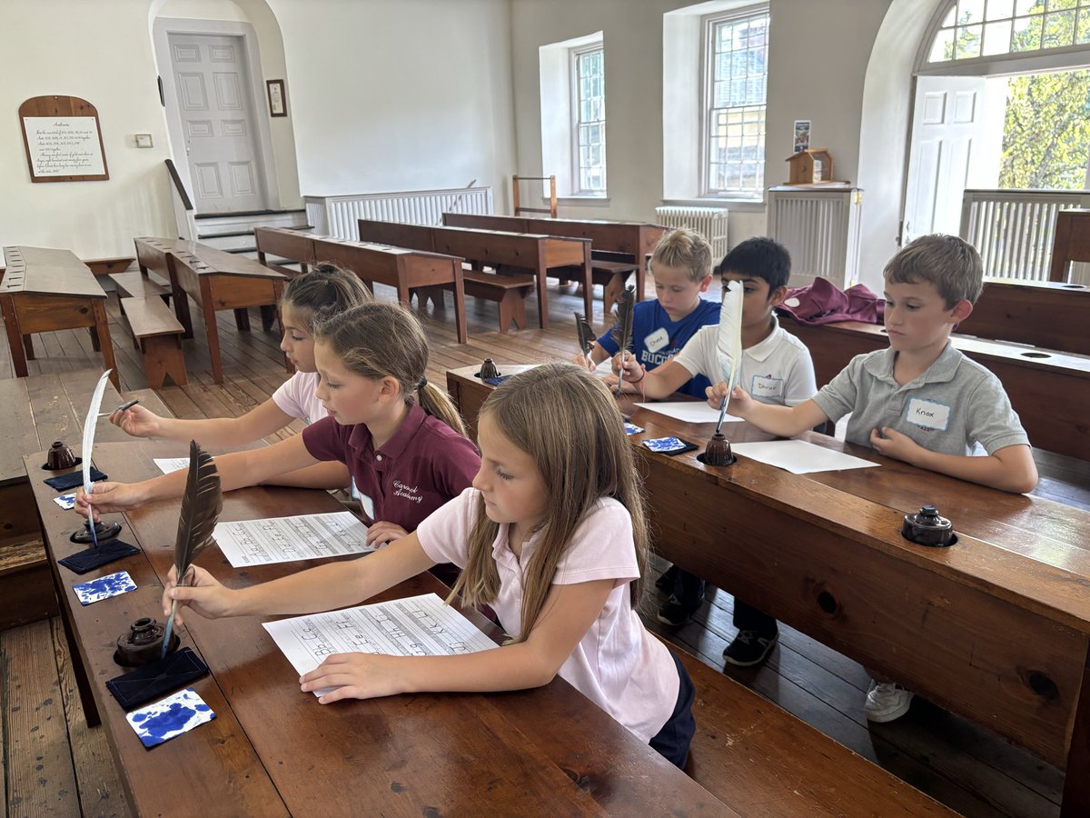 CaravelAcademy's tweet image. Our 3rd graders recently visited Hagley Museum to learn about life as children living in the 1800s. They walked along the Brandywine River and rotated through stations. The stations included laundry, school, kitchen chores, toys, and dress up.  

#caravelacademy #HagleyMuseum