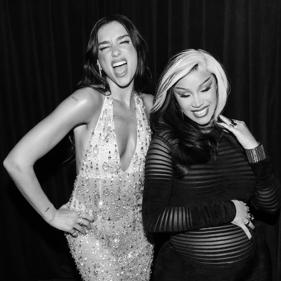 Dua Lipa avec Cardi B