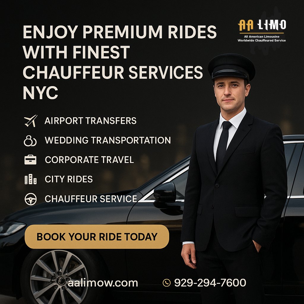 AALimoWw's tweet image. Experience the finest chauffeur services NYC has to offer with AALimo Worldwide.Whether it’s airport transfers, weddings, or corporate travel, we redefine luxury and reliability.Enjoy every ride in style, comfort, and absolute professionalism.
#AALimoww #NYCLuxuryRides #Chauffeur