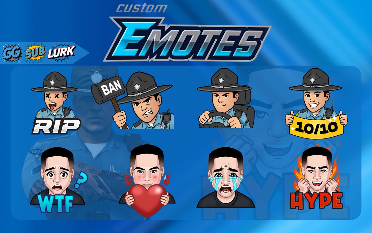 DaisyArts01's tweet photo. Mixed set of emotes done! A blend of my client’s IRL look and their GTA RP character. Double style, double energy!!🔥
#TwitchStreamer #Twitch #TwitchAffliate #Kick #YouTuber #ContentCreator #Streamer #GTA #GTARP #Today #Xbox #Livestream #Gaming #Gamer #Live #Streamer #YouTube https://t.co/ppH5CbQeiK