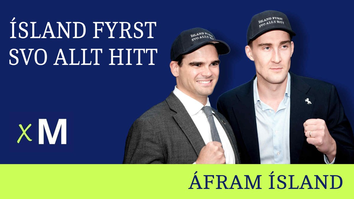 Elskan vaknaðu, það er búið að bjarga landinu 🇮🇸