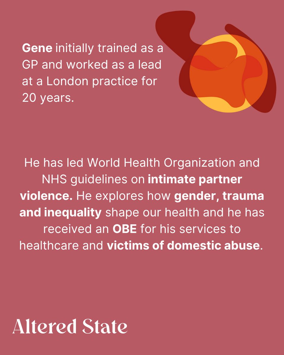 Altered___State's tweet image. MEET THE PANEL for our Oct 30th talk BENEATH THE SKIN - A INTIMATE LOOK AT OUR BODIES  

2/3 GENE FEDER 

#talks #bristoltalks #bristolevents #whatsonbristol #medecine #surgery #genderbias #feminism #women #womenshealth #genderequality #genderequity #gabrielweston #alteredstate