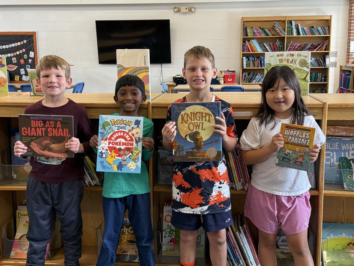 It’s <a href="/MissShaevitz/">Katie Shaevitz</a> class turn to say thank you! Thank you for your donation - we all appreciate it 📚🦅#keepreading #itmatters <a href="/IvyHillEagles/">Ivy Hill Eagles</a>