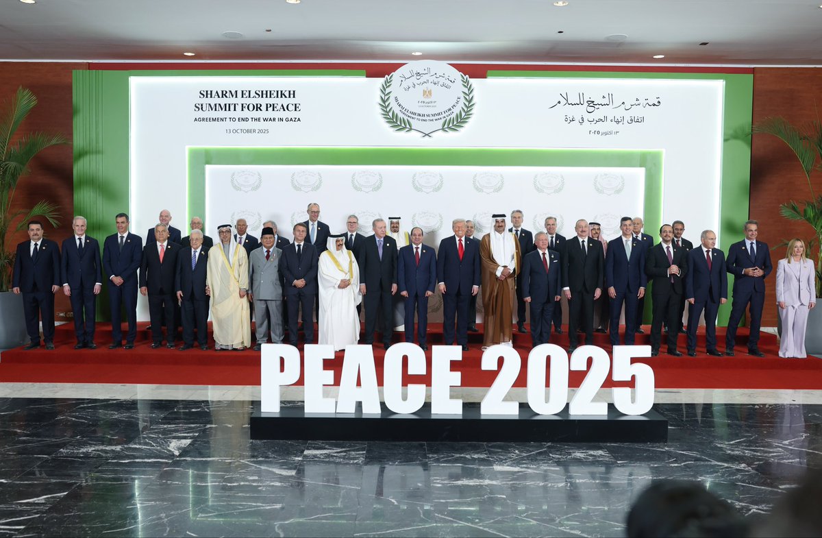 Presidency of the Republic of Türkiye (@trpresidency) on Twitter photo President <a href="/RTErdogan/">Recep Tayyip Erdoğan</a> attended the Sharm El Sheikh Peace Summit held in Egypt regarding the ceasefire agreement reached in Gaza. President <a href="/RTErdogan/">Recep Tayyip Erdoğan</a> attended the Sharm El Sheikh Peace Summit held in Egypt regarding the ceasefire agreement reached in Gaza.