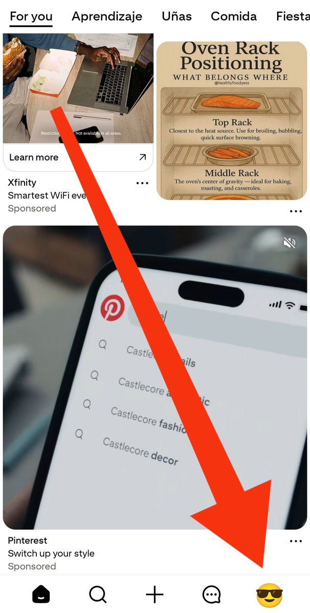 alisonaglitter's tweet image. Here is how to disable AI generated pins on Pinterest mobile. #disableAI