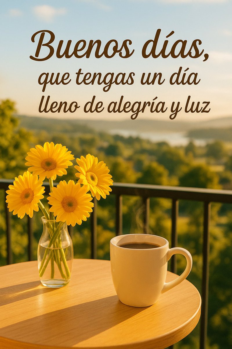 Buenos dias y feliz Lunes, sonriamos y seamos amables con todos y siempre seamos agradecidos, porque todo lo que traiga este dia, es gracias al Señor y a su maravillosa gracia. Amen…Que tengan un dia lleno de alegria y luz!🌤️🌼