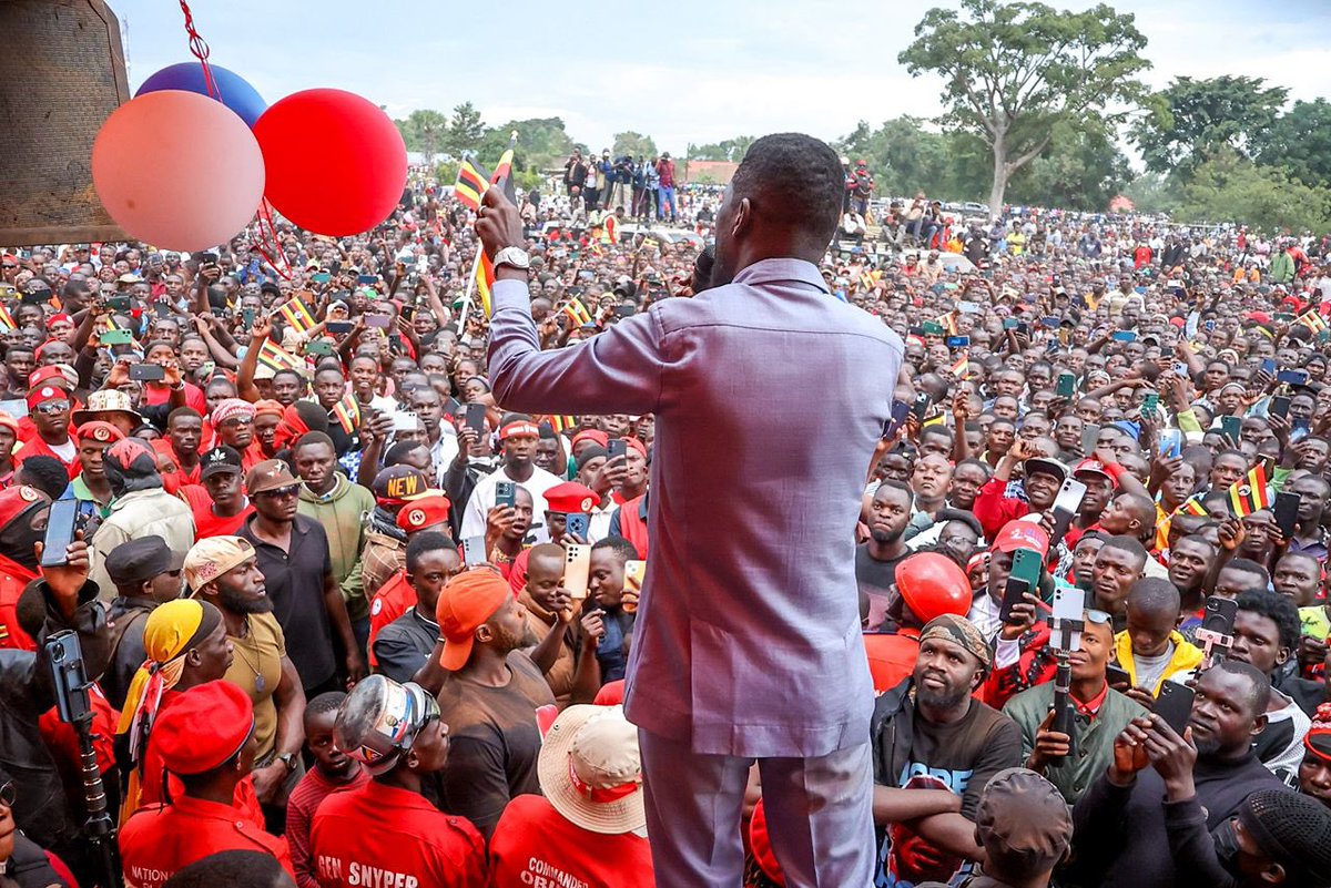 Lmc_89's tweet image. Thank you my people of Budaka for turning up massively 🔥🔴

KYAGULANYI #ProtestVote2026 is unstoppable ✊🏽