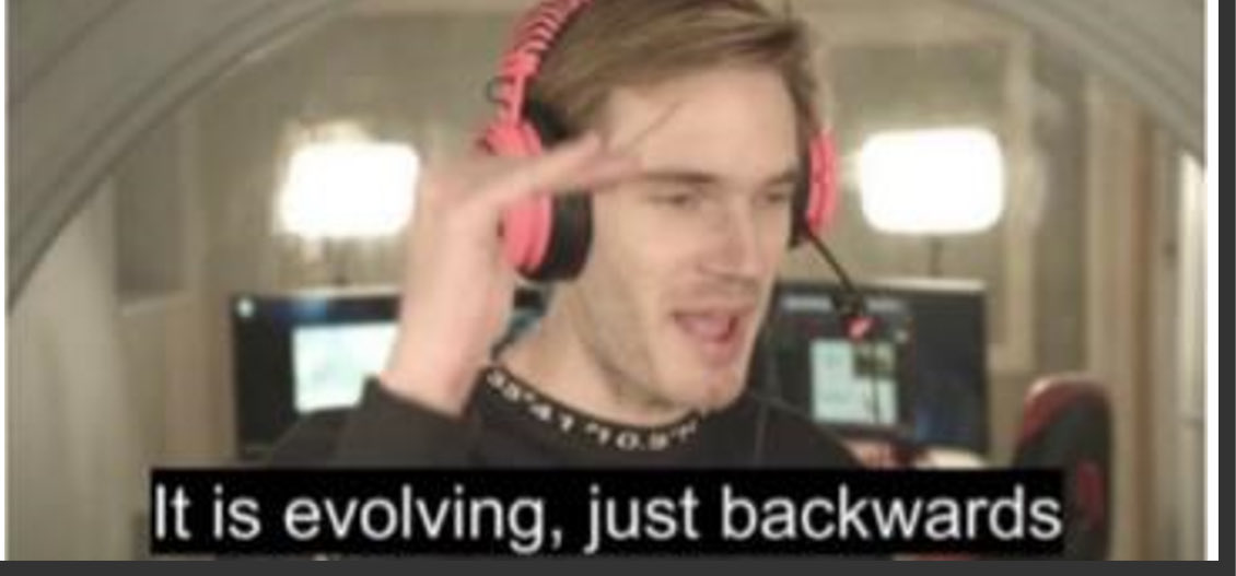 Most VR Apps pre 2020 - High End experiences, creative Ideas, open world games with good graphics, rarely a screaming child 

Most VR Apps post 2020 - low poly meme games (half exclusive to standalone) with 1 mechanic, a sketchy cash shop, and screaming children 
#vr #gaming