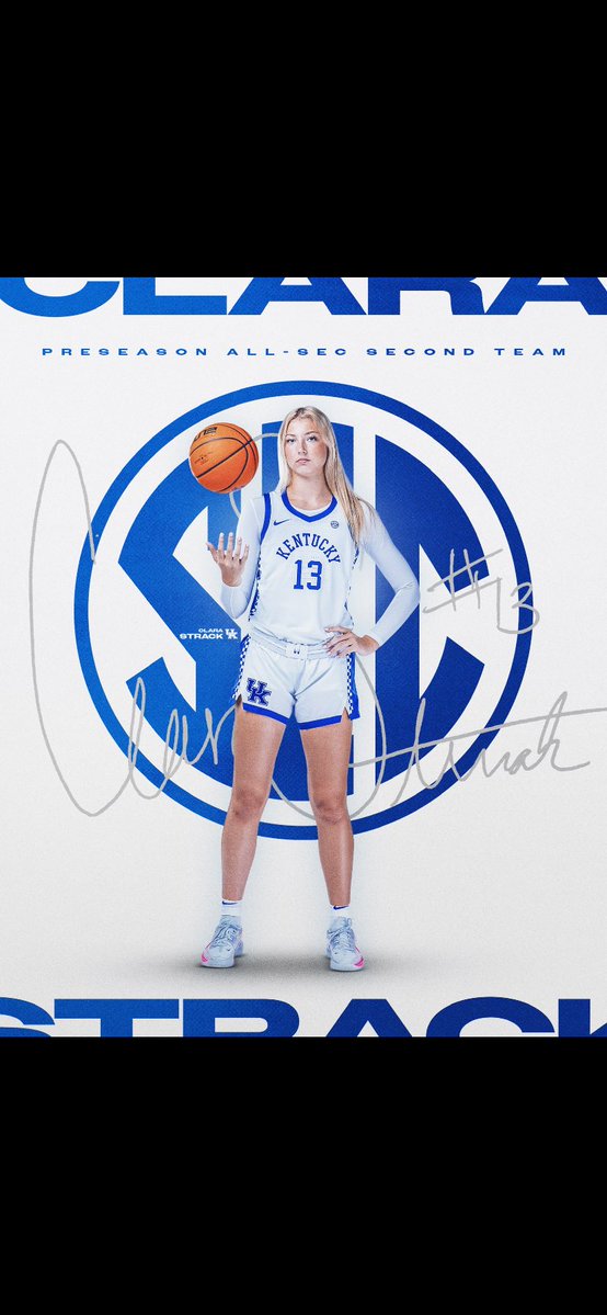Check it out! Our girl <a href="/ClaraStrack/">Clara Strack</a> is preseason 2nd team! 

📸 by <a href="/UKAthletics/">Kentucky Athletics</a>