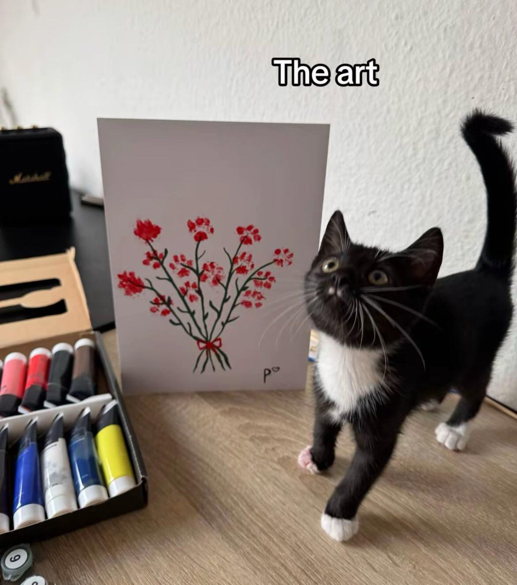 Catsillyness's tweet image. The art
&amp;amp;
The artist