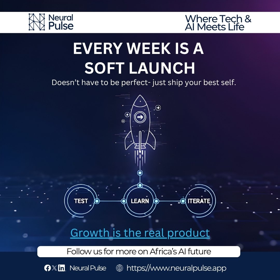 neural_pulse_ai's tweet image. Every week is a soft launch!

You don’t need it all figured out, just start, test, learn, and relaunch.

 Growth is your version update. #MondayMotivation #NeuralPulseAI