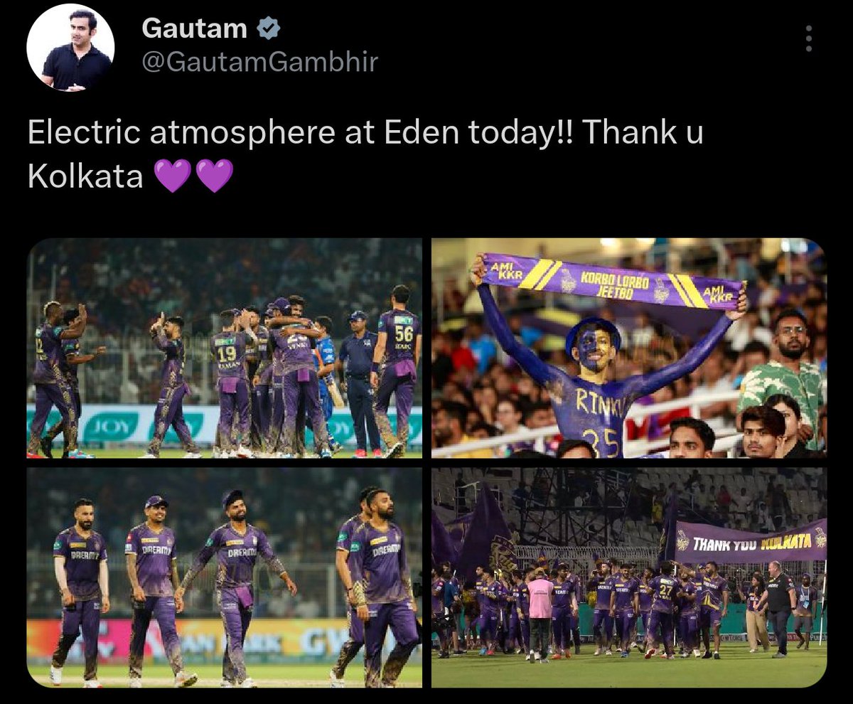 SibsankarN's tweet photo. #HappyBirthdayGautamGambhir

2007 🏆 T20 WC Final
2011 🏆 ODI WC Final
2012 🏆 IPL Final
2014 🏆 IPL Final
2024 🏆 IPL Final (as Mentor)
2025 🏆 Champions Trophy Final (as Coach)

Why people can't see ur reward for india..
I love u sir ji.. always https://t.co/mhJegiKBkm