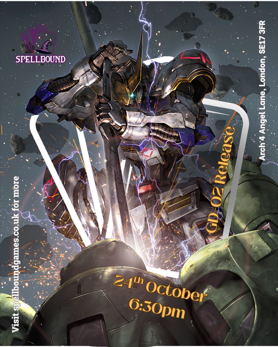 Newtypes!

Our Gundam GD-02 is 24th of October! Mark it in your calendars and get to your battle stations

#gundamtcg #gundam