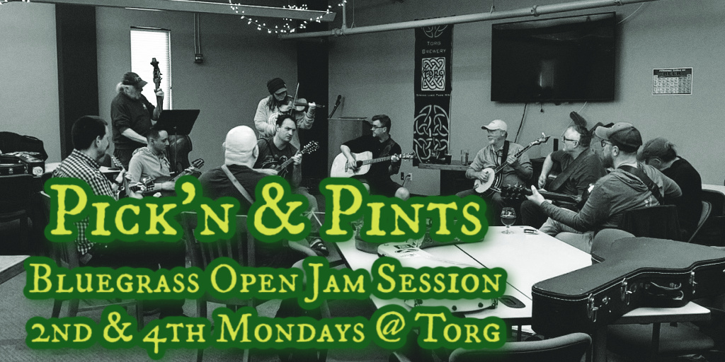 Come fiddle a tune with us TONIGHT at Torg.
Pick'n &amp; Pints hosted by Last Pick'd String Band
meets Monday, October 13 &amp; 27.
Seasoned, novice, and in between are welcome!
ow.ly/i3ep50WNLHl
#torgbrewery #openjamsession #bluegrassmusic #springlakeparkmn #lastpickdstringband