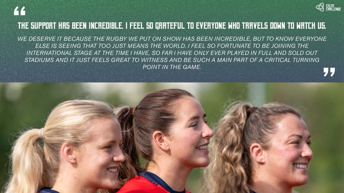 Adelle Ferrie 🏴󠁧󠁢󠁳󠁣󠁴󠁿

'𝙏𝙤 𝙗𝙚 𝙖𝙣 𝙞𝙣𝙨𝙥𝙞𝙧𝙖𝙩𝙞𝙤𝙣 𝙩𝙤 𝙩𝙝𝙚 𝙣𝙚𝙭𝙩 𝙜𝙚𝙣𝙚𝙧𝙖𝙩𝙞𝙤𝙣 𝙞𝙨 𝙬𝙝𝙖𝙩 𝙩𝙝𝙞𝙨 𝙚𝙧𝙖 𝙤𝙛 𝙬𝙤𝙢𝙚𝙣’𝙨 𝙧𝙪𝙜𝙗𝙮 𝙞𝙨 𝙖𝙡𝙡 𝙖𝙗𝙤𝙪𝙩.'

#RWC2025 #CelticChallenge #WomensRugby