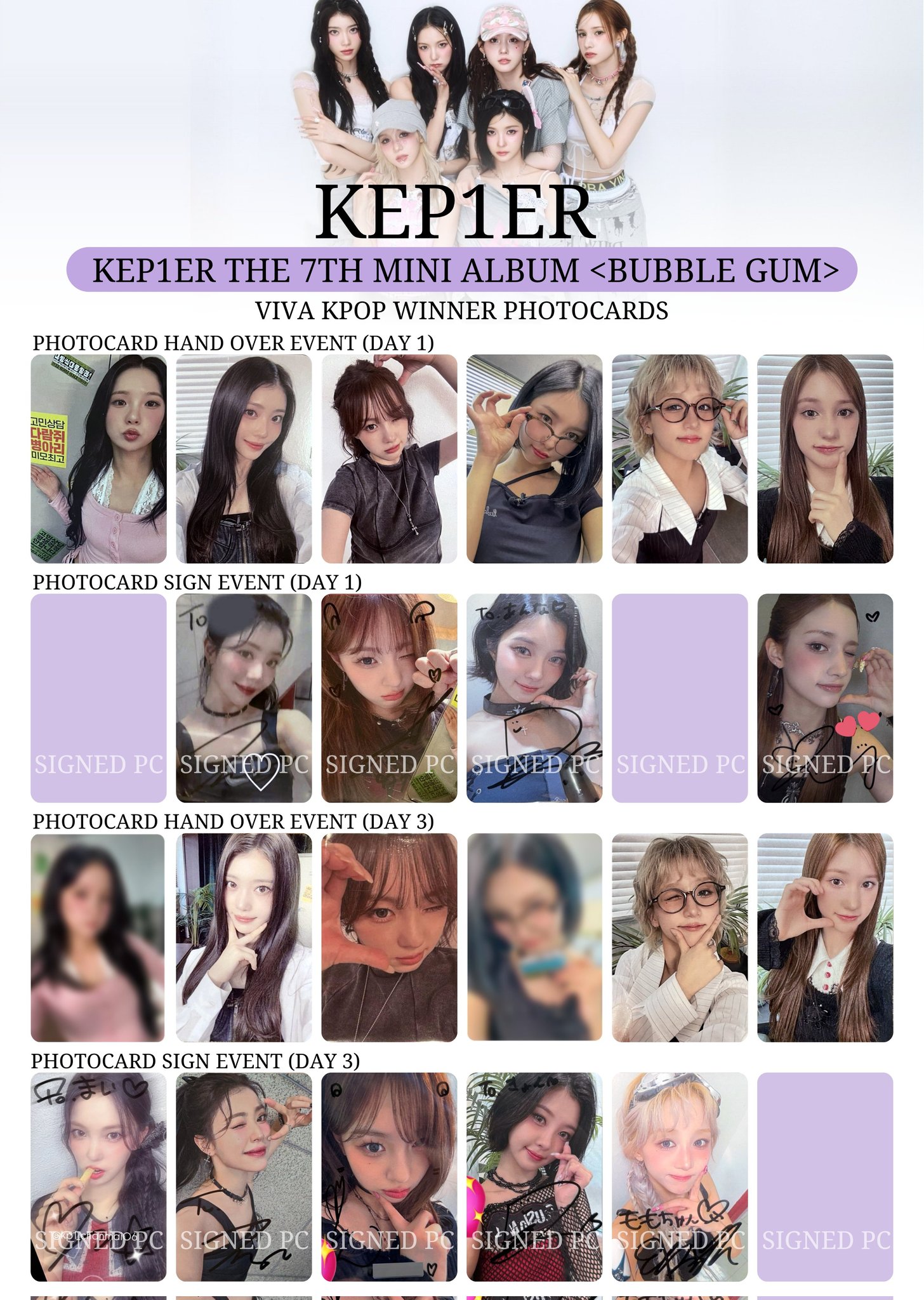Kep1er everline online ヨントン　特典　トレカ　ユジン Kep1er BUBBLE GUM EVERLINE ラキドロトレカ ユジン - メルカリ