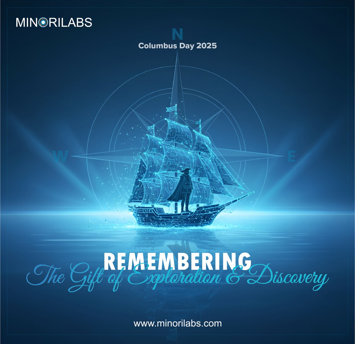 MinoriLabs's tweet photo. Today, the United States observes Columbus Day, reflecting on the spirit of exploration and discovery that shaped history. It’s a day to remember not just the voyages of the past, but also the courage to seek new horizons in our own time.
#ColumbusDay #Discovery https://t.co/oCWD8K7Yxc