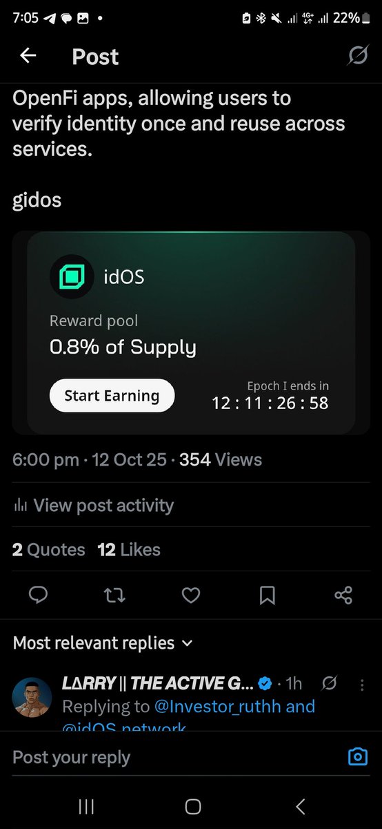 2 simple guide on climbing top 500 on <a href="/idOS_network/">idOS</a>

- always interact when you see idOS network 
- always interact when you see idOS network 

quack this up rn while you still position for trylimitless and Elsa ai

gidOS