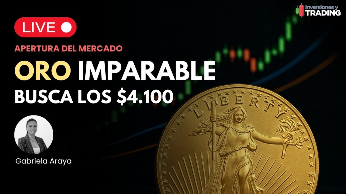 Oro imparable: busca los $4.100 🪙

Únete al PreMercado Americano en nuestro canal de YouTube junto a <a href="/GArayaFX/">Gabriela Araya</a> a partir de las 08:30 NY. ¡Partimos en minutos! 💥 

Revisa lo más destacado de #WallStreet y #Forex.

Aquí! 👉 youtube.com/live/XJSaeBVdC…

#Oro #Preciooro #TradingNews