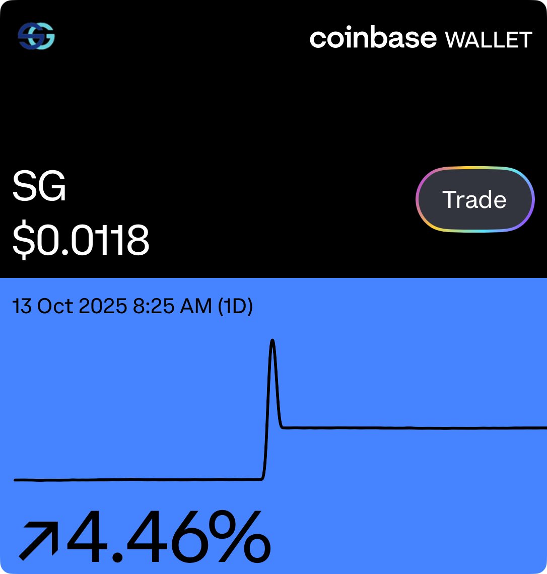 Check out SocialGood on Base! Use my link to join in on the fun and trade with live price charts. wallet.coinbase.com/links/itc8Trki…