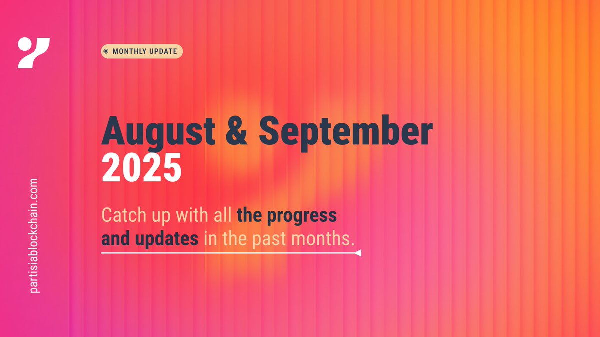partisiampc's tweet image. Aug-Sept marked a turning point for @partisiampc 
Faster nodes, smarter contracts and more efficient staking.

@idOS_network launched, bringing privacy-preserving identity.
@_Crypto_Factor’s InterChain bridges went live with cDFI, cUSDC, and @KoalaWallet
@CrowdSnap_AI and…