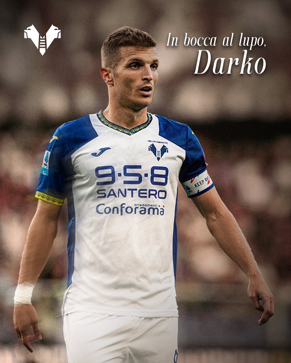 Buona fortuna Darko per questa tua nuova avventura! 🍀

#HVFC #Lazovic