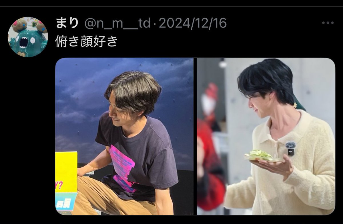 n_m__td's tweet photo. 撮可終わってから「これ好き,,>᎑<,,」って言うやつ大体同じ角度同じ表情で草 https://t.co/HUiIh6dZRl