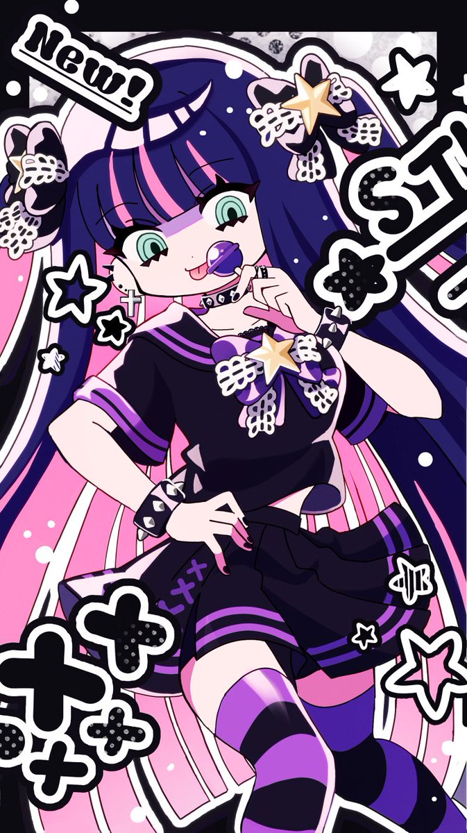 TukinoYoru336's tweet image. ロック×セーラー服　ストッキング
 #PantyAndStocking #Newパンスト #NewPS