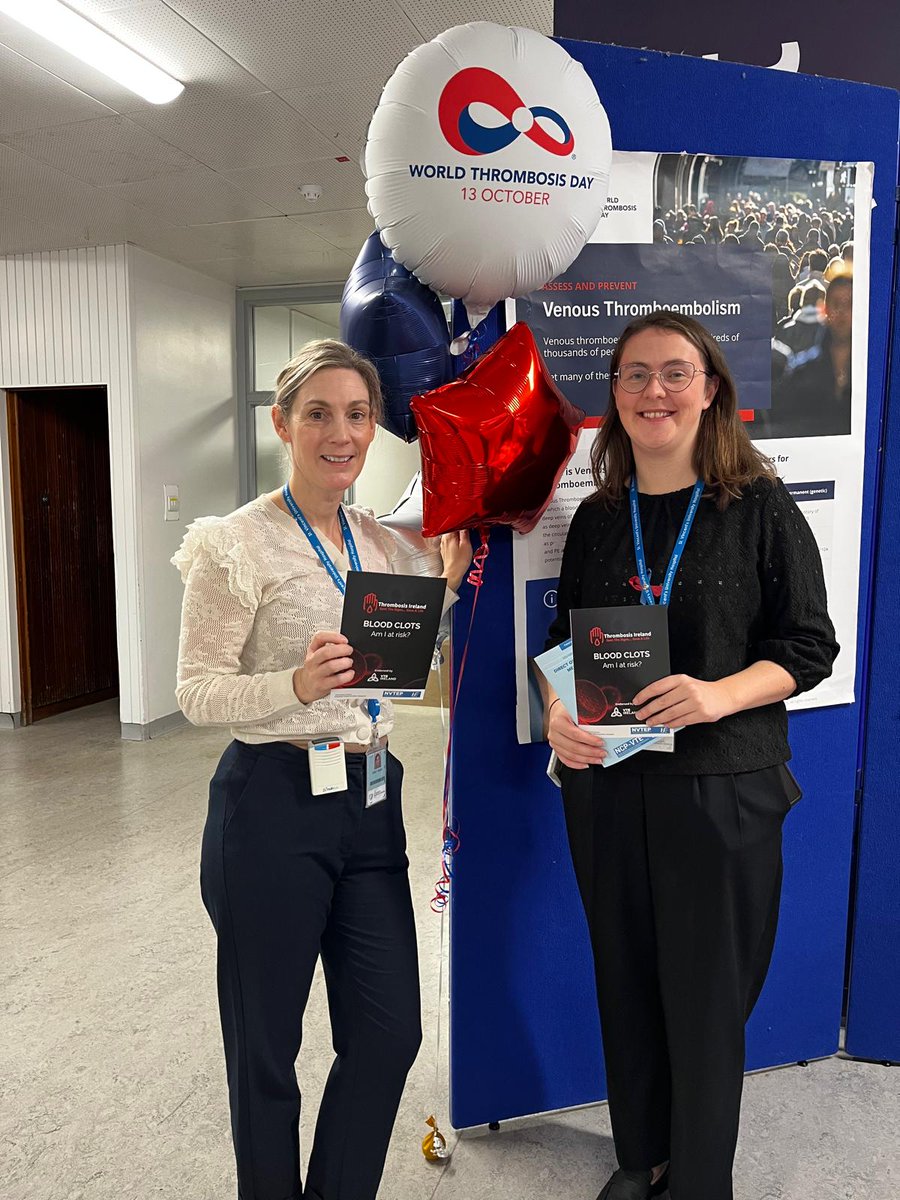 svuh's tweet photo. Our Anticoagulation Stewardship Team are at CentrePoint today for #WorldThrombosisDay - raising awareness of blood clots, their signs &amp; symptoms and how to lower your risk.

Stop by, meet the team &amp; learn more! #WTDay25 #SVUH #ThrombosisAwareness https://t.co/QvlP7b6356